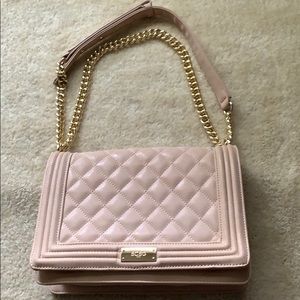 BCBG Quilted Nude Purse